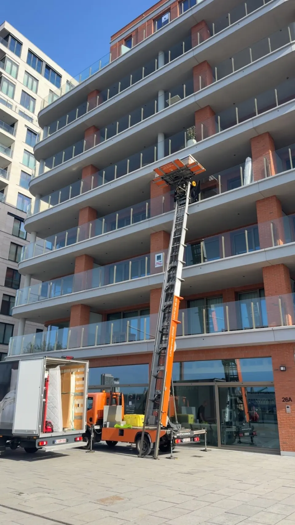 Professionele verhuislift service van Liftservice Leoni in Tielt