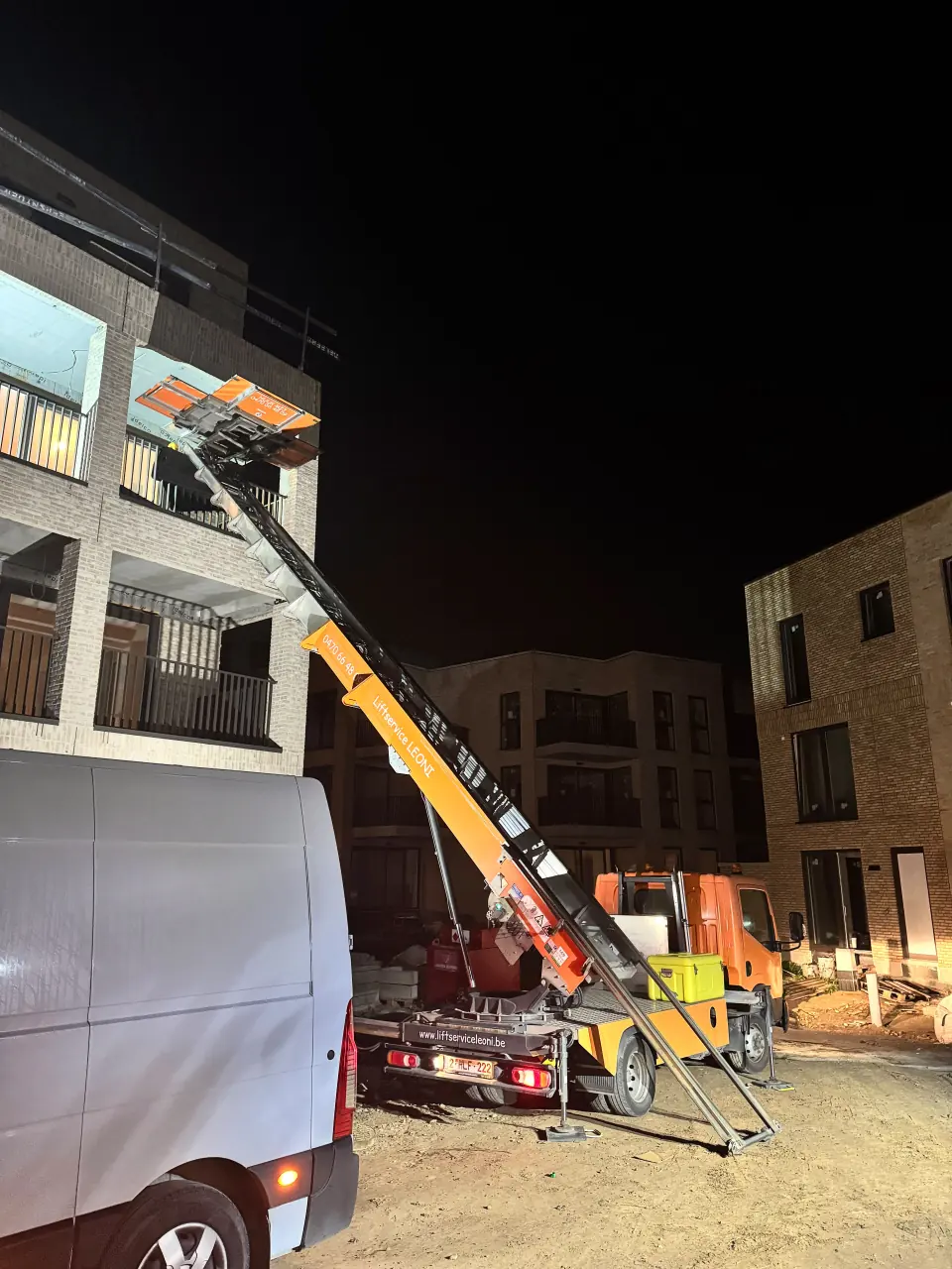 Verhuislift van Liftservice Leoni in Tielt